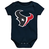 Ensemble 3 pièces pour nouveau-né Outerstuff Houston Texans Little Tike