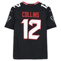Maillot Nike Vapor F.U.S.E. bleu marine dédicacé par Nico Collins des Houston Texans