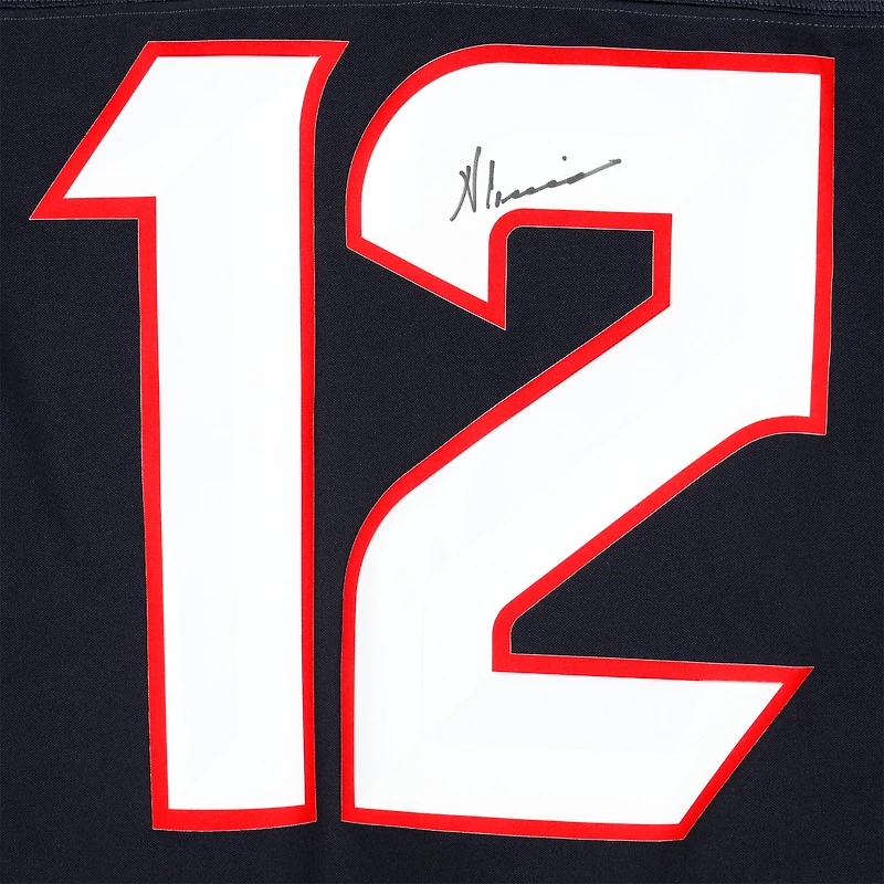 Maillot Nike Vapor F.U.S.E. bleu marine dédicacé par Nico Collins des Houston Texans