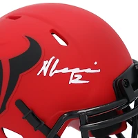Casque Riddell Rave Speed ​​Mini autographié par Nico Collins des Houston Texans