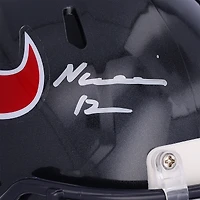 Nico Collins Houston Texans Autographed Riddell Speed Mini Helmet