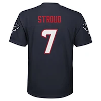 Maillot de joueur réplique la marine C.J. Stroud des Houston Texans pour enfants d'âge préscolaire