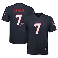 Maillot de joueur réplique la marine C.J. Stroud des Houston Texans pour enfants d'âge préscolaire