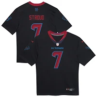 Maillot de match Nike C.J. Stroud bleu marine des Houston Texans pour joueur remplaçant