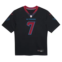 Maillot de match Nike C.J. Stroud bleu marine des Houston Texans pour joueur remplaçant