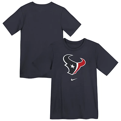 T-shirt Nike bleu marine Houston Texans Primary Logo Legend Performance pour enfant