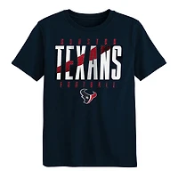 T-shirt Outerstuff Navy Houston Texans pour enfants d'âge préscolaire