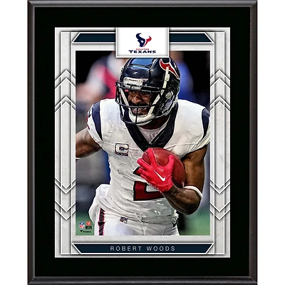 Robert Woods Houston Texans 10.5" x 13" Player Sublimated Plaque
