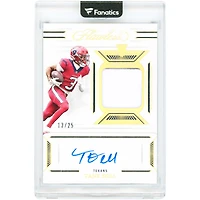 Tank Dell Houston Texans Autographed 2023 Panini Flawless Signature Gloves #SG-TDE #13/25 Rookie Card