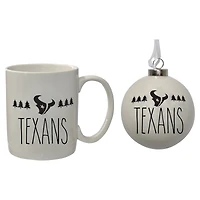 The Memory Company Ensemble de décorations et tasses de Noël des Houston Texans