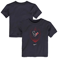 T-shirt Nike bleu marine Houston Texans Legend Icon Performance pour tout-petit