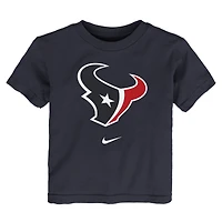 T-shirt Nike bleu marine avec logo principal des Houston Texans pour tout-petit