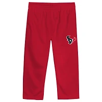 Ensemble t-shirt et pantalon à col en V pour tout-petit Outerstuff bleu marine/rouge des Houston Texans Red Zone
