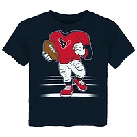 T-shirt Outerstuff bleu marine pour tout-petit, coupe ajustée des Houston Texans