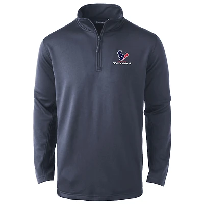 Unisex Dunbrooke Navy Houston Texans All-Star Tech Quarter-Zip Pullover