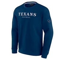 Sweat-shirt en polaire unisexe Fanatics bleu marine Houston Texans Elements Unlimited