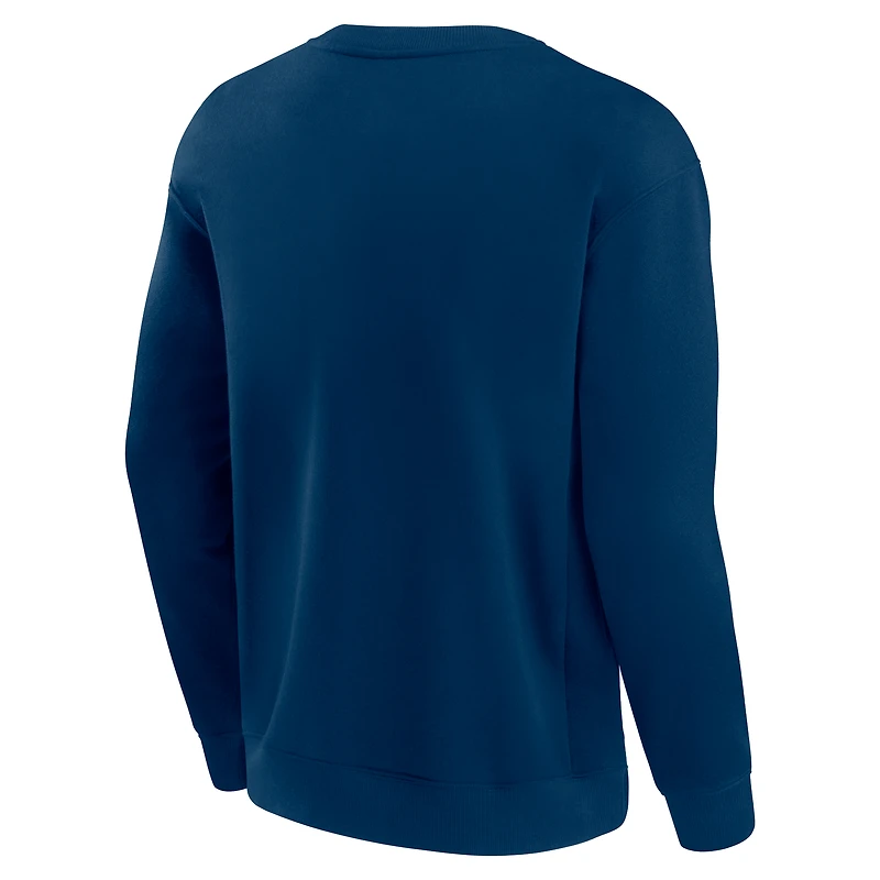 Sweat-shirt en polaire unisexe Fanatics bleu marine Houston Texans Elements Unlimited