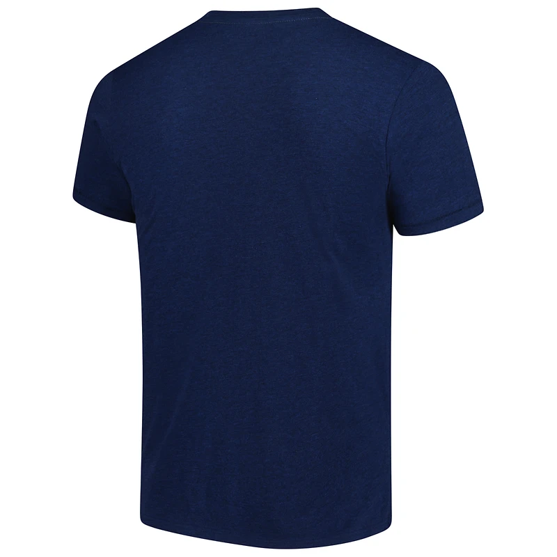 Unisex Homage C.J. Stroud & Stefon Diggs Navy Houston Texans NFL Jam Tri-Blend T-Shirt