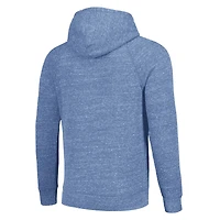 Unisex Homage Light Blue Houston Texans NFL x Guy Fieri’s Flavortown Tri-Blend Pullover Hoodie