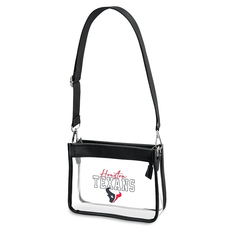 Sac bandoulière mini à chaîne en plastique WEAR by Erin Andrews Houston Texans