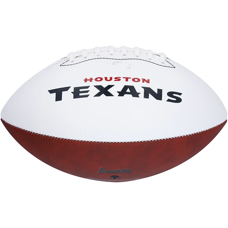 Will Anderson Jr. Houston Texans 2023 NFL Defensive Rookie of the Year Autographed Franklin White Panel Football with "2023 NFL DROY" Inscription