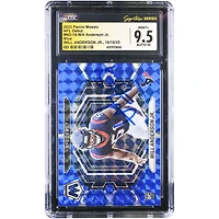 Will Anderson Jr. Houston Texans Autographed 2023 Panini Mosaic NFL Debut Mosaic Blue #ND-19 #/99 CGC Authenticated 9.5/10 Rookie Card