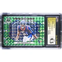 Carte de recrue autographiée de Will Anderson Jr. (Houston Texans) - Panini Mosaic NFL Debut 2023, couleur Mosaic Green #ND-19, authentifiée CGC, état neuf (9,5).