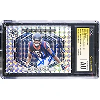 Will Anderson Jr. Houston Texans Autographed 2023 Panini Mosaic NFL Debut Mosaic #ND-19 CGC Fanatics Witnessed Authenticated Rookie Card