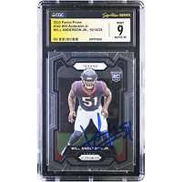 Carte de recrue autographiée de Will Anderson Jr. (Houston Texans) - Panini Prizm 2023 n° 342, authentifiée CGC (9/10)