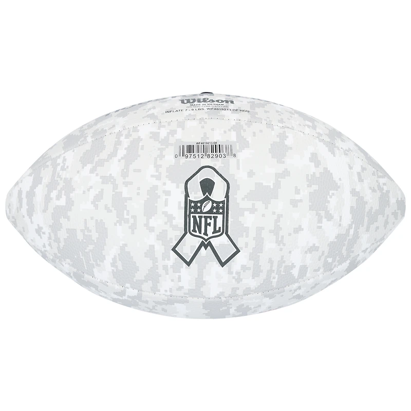 Will Anderson Jr. Houston Texans Autographed 2024 Salute To Service Wilson Football