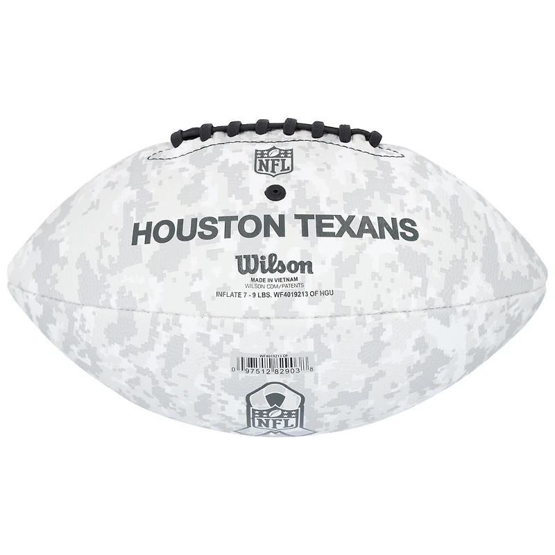 Will Anderson Jr. Houston Texans autographié 2024 Salute To Service Wilson Football