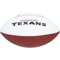 Ballon de football Franklin White Panel autographié par Will Anderson Jr. des Houston Texans