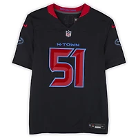 Maillot Nike Vapor F.U.S.E. Limited bleu marine autographié par Will Anderson Jr. des Houston Texans