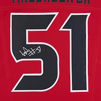 Maillot Nike Alternate Vapor F.U.S.E. rouge dédicacé par Will Anderson Jr. des Houston Texans