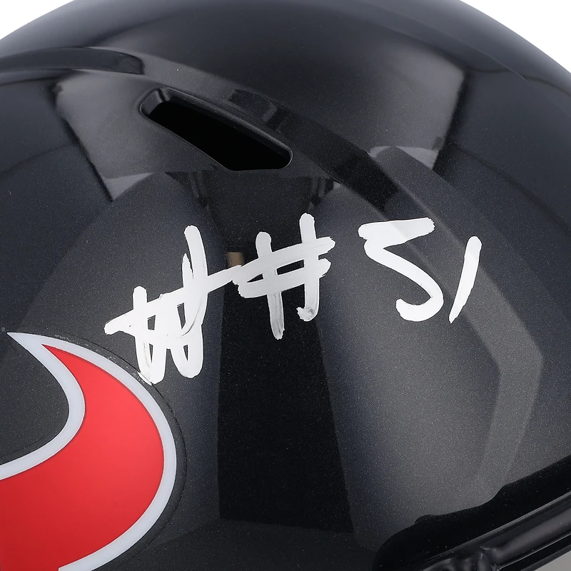 Will Anderson Jr. Houston Texans Autographed Riddell 2024 Speed Replica Helmet