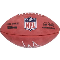 Ballon de football Wilson Duke dédicacé par Will Anderson Jr. des Houston Texans