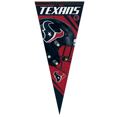 Fanion haut de gamme à rayures 17'' x 40'' Houston Texans de WinCraft