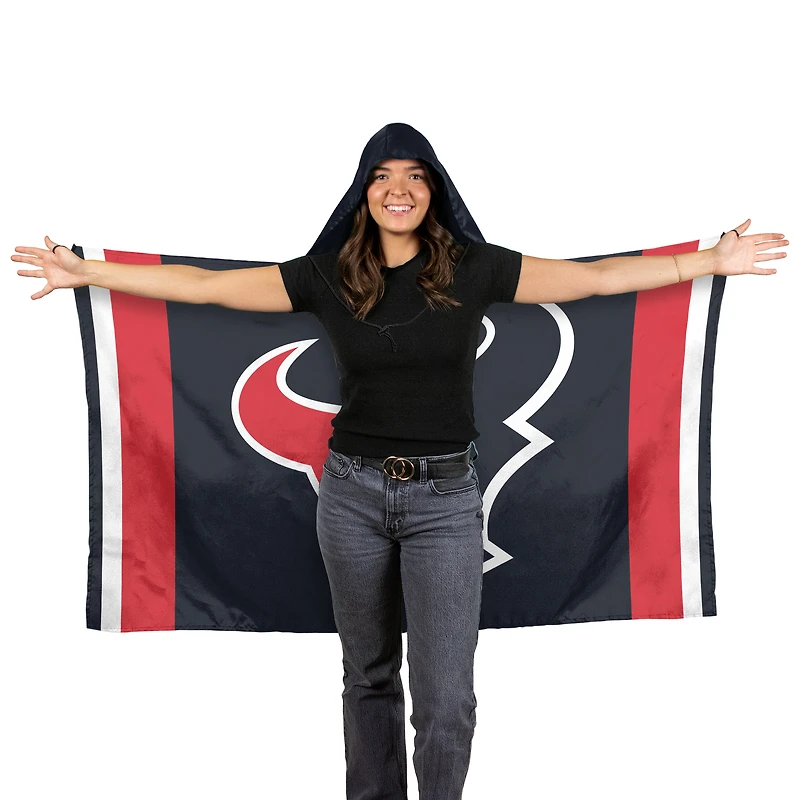 Drapeau à capuche WinCraft Houston Texans 3' x 5'