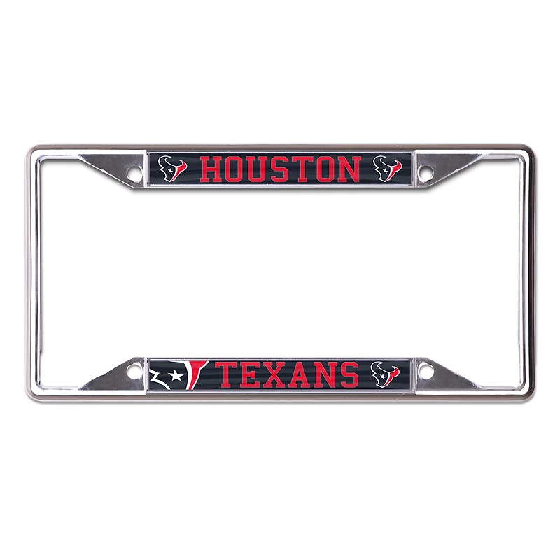 Cadre de plaque d'immatriculation en métal WinCraft Houston Texans