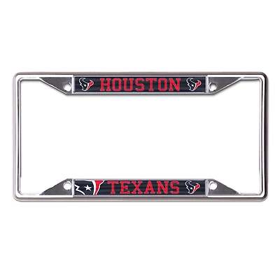 Cadre de plaque d'immatriculation en métal WinCraft Houston Texans
