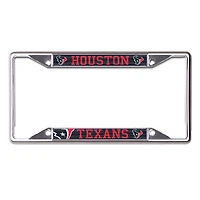 Cadre de plaque d'immatriculation en métal WinCraft Houston Texans