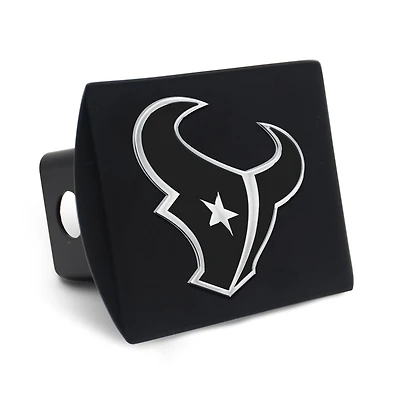 Housse d'attelage WinCraft Houston Texans Premium en métal chromé avec logo