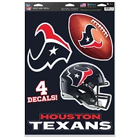 WinCraft Houston Texans Primary 11'' x 17'' Multi-Use Decal Sheet