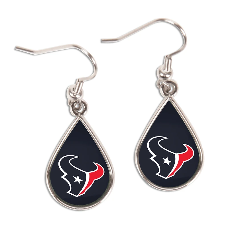 Boucles d'oreilles en forme de larme WinCraft Houston Texans