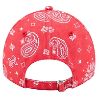 Women's New Era  Red Houston Texans Paisley 9TWENTY Adjustable Hat
