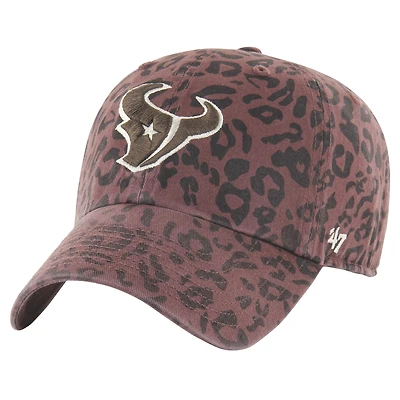 Women's '47  Brown Houston Texans Tawny Clean Up Adjustable Hat