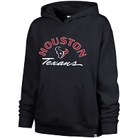 Women's '47 Navy Houston Texans Whirlwind Naomi Pullover Hoodie