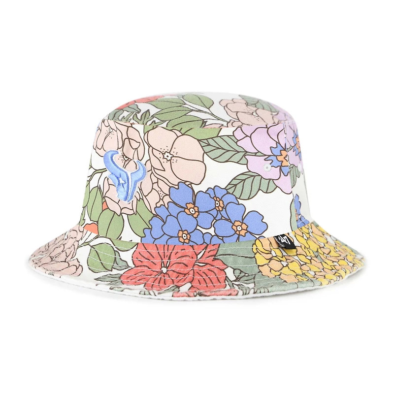 Women's '47 White Houston Texans Florentina Bucket Hat