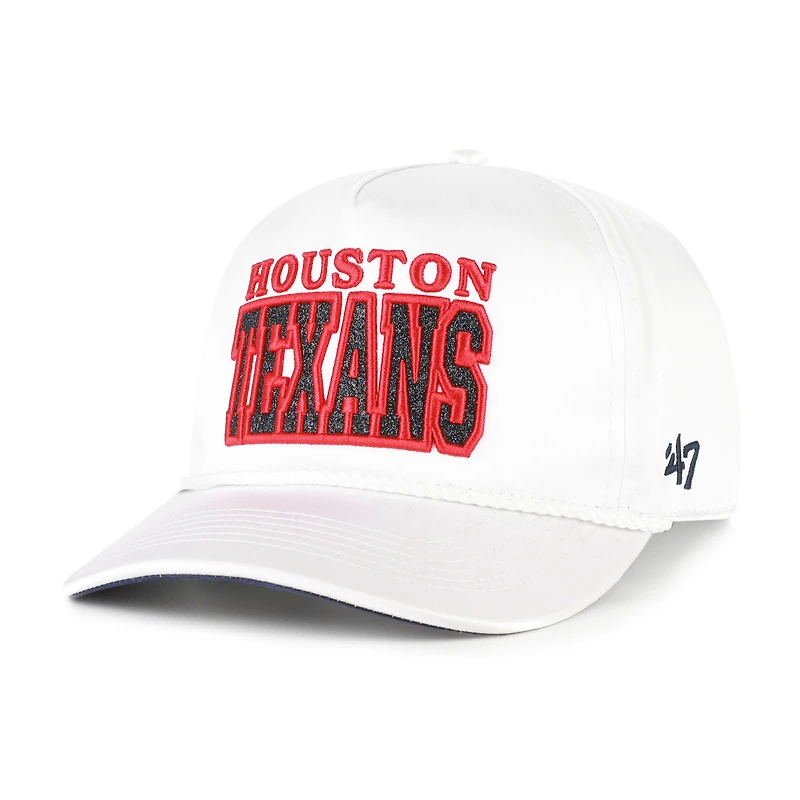 Casquette ajustable Outspoken Hitch blanche '47 pour femme des Houston Texans