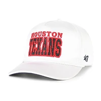 Casquette ajustable Outspoken Hitch blanche '47 pour femme des Houston Texans